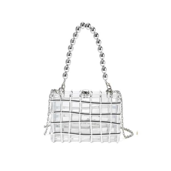 Bolso De Mano Wr-17 Plateado