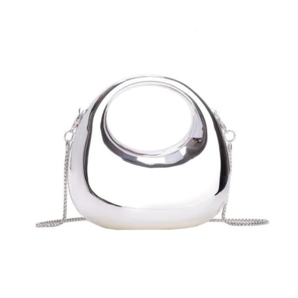Bolso De Mano Xyl-Silver