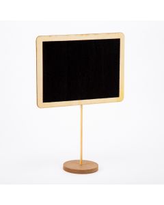Letrero Rectangular Negro