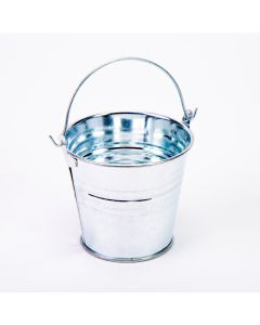 Balde Metal Liso Con Agarre 7.7x7cm