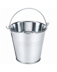 Balde Metal Liso C/agarre STD 9.6x9cm