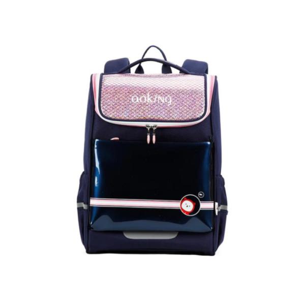 Bolso Escolar  Modelo Bn1030 Aoking Rosado
