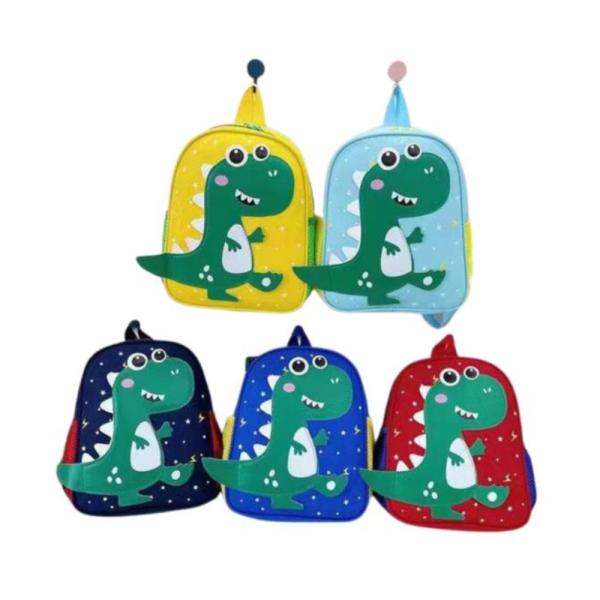 Bolso Escolar Con Diseño Dinosaurio Modelo 606