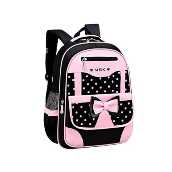 Bolso Escolar Con Diseño Modelo 1581 Negro