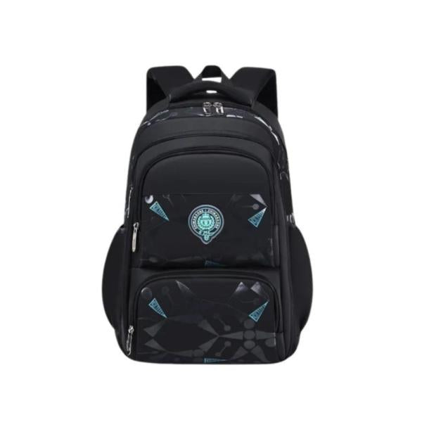 Bolso Escolar Con Diseño Modelo 2356 Negro