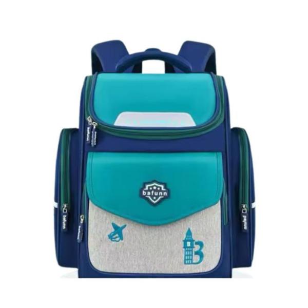 Bolso Escolar Con Diseño Modelo 3066 Verde
