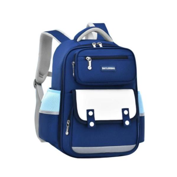 Bolso Escolar Con Diseño Modelo 6383 Azul/Celeste