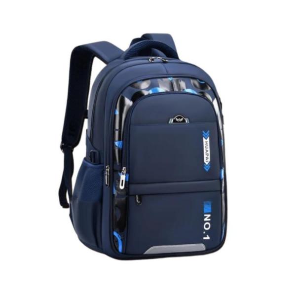 Bolso Escolar Con Diseño Modelo 8288 Azul/Celeste