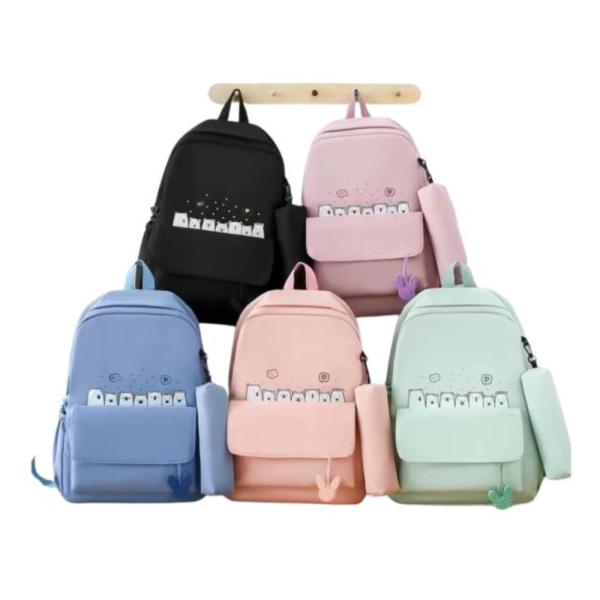 Bolso Escolar Con Diseño Modelo 888- 2133