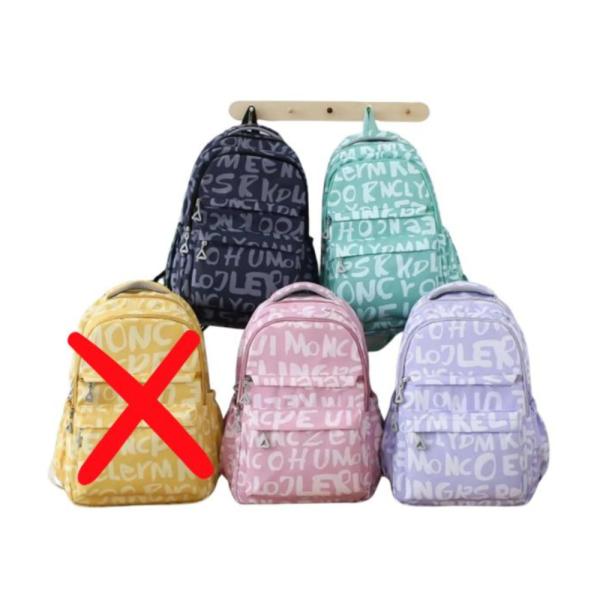 Bolso Escolar Con Diseño Modelo 888- 52