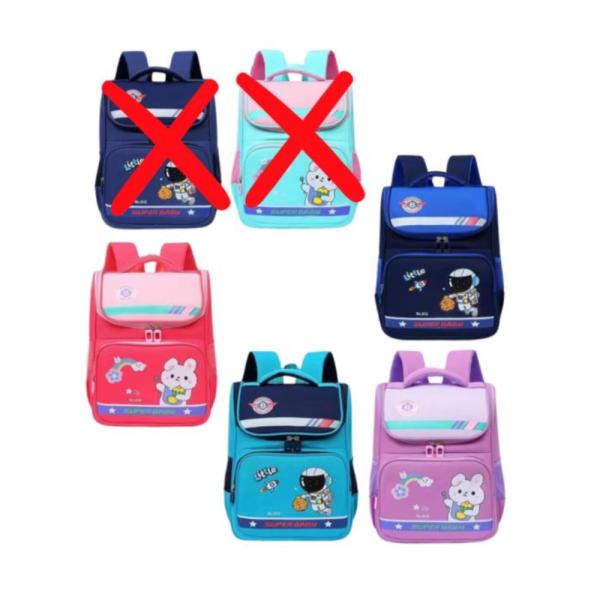 Bolso Escolar Con Diseño Modelo 919