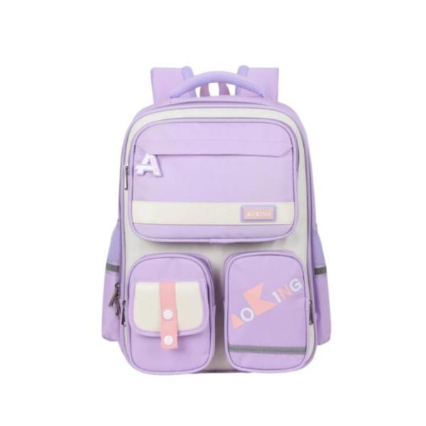 Bolso Espalda  Modelo Bn3032 Aoking Morado