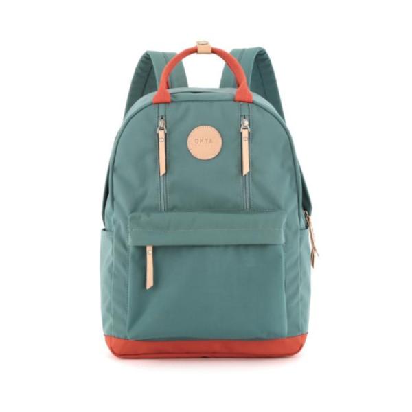 Bolso Espalda Modelo 1087 Himawari Menta/Naranja