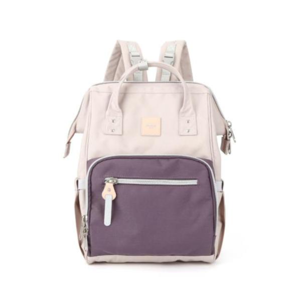 Bolso Espalda Modelo 1213 Himawari Beige/Lila