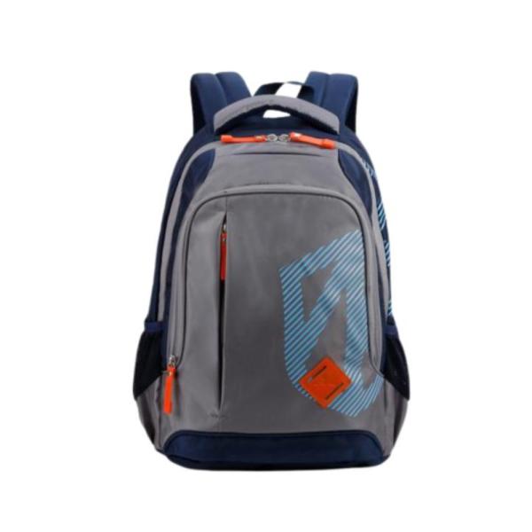 Bolso Espalda Modelo Sn86619-5 Aoking Gris/Azul