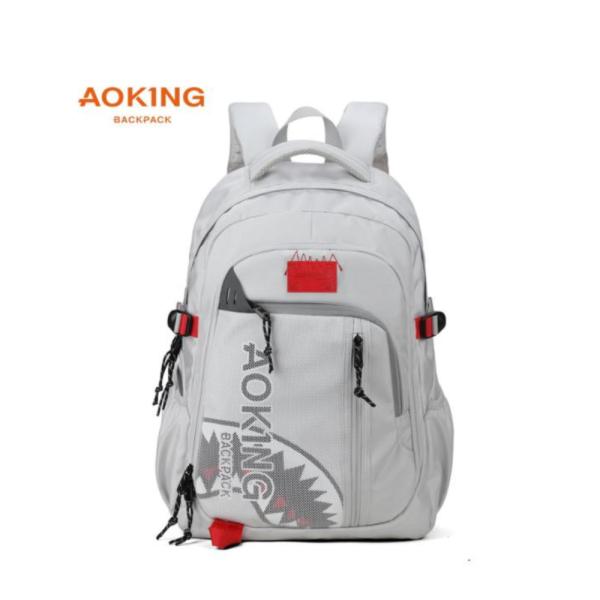 Bolso Espalda Modelo Xn3358 Aoking Gris Claro