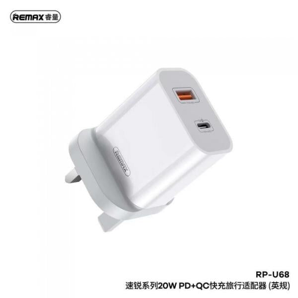 CARGADOR CUBO CASA RP-U68 PD SERIE SURIE REMAX BLANCO