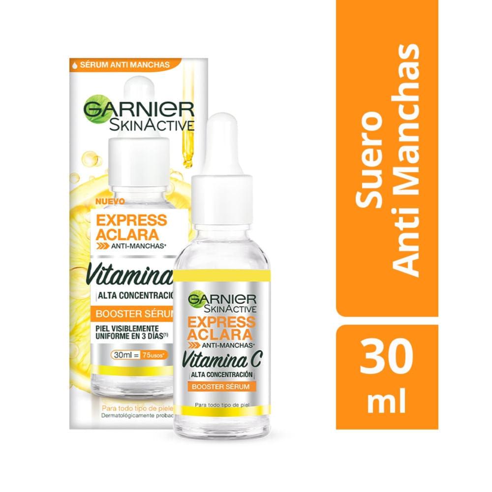 Sérum Antimanchas Garnier Express Aclara Con Vitamina C - 30 Ml