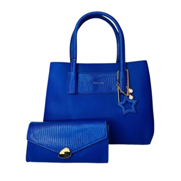 Bolso Hombro 9038 Azul