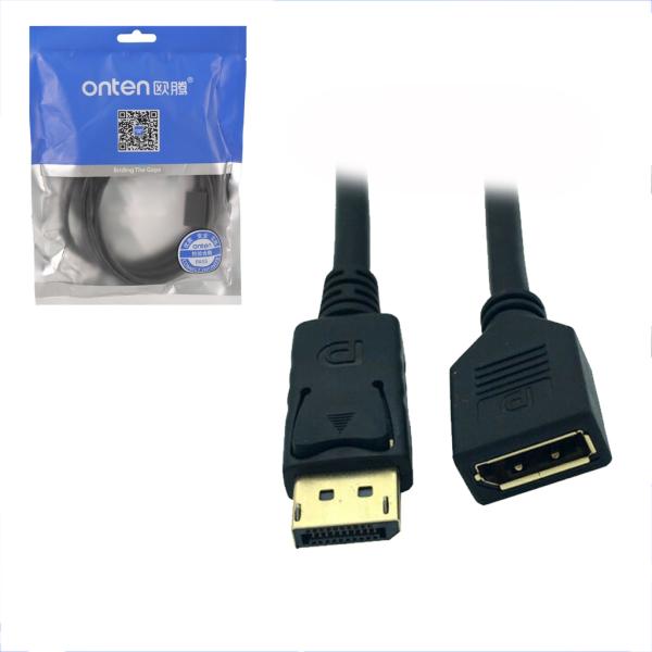 CABLE DISPLAY PORT MACHO A LINEA EXTENCION DISPLAY PORT HEMBRA OTN-DP106 ONTEN 30CM