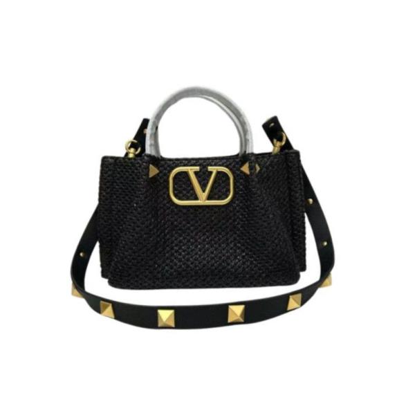 Bolso Hombro Diseño Shopper Summer Tote Valentino Garavani Negro
