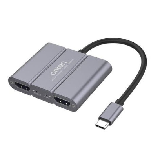 CABLE USB TIPO C AUDIO Y VIDEO DUAL HDMI HEMBRA OTN-UC316 ONTEN