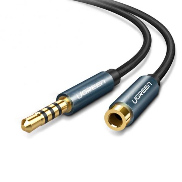 CABLE 3.5MM MACHO A 3.5MM HEMBRA AV118 40673 UGREEN 1M AZUL