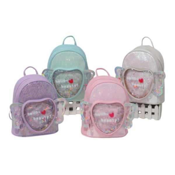 Bolso Infantil  Con Diseño Corazon Modelo 8226Hx1-788 Beige