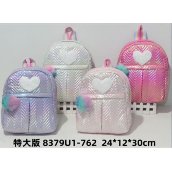 Bolso Infantil Color Metalico Con Diseño Corazon Modelo 8379U1-762