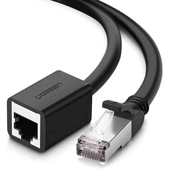 CABLE UTP CAT6 F RJ45 MACHO A HEMBRA NW112 11279 UGREEN NEGRO