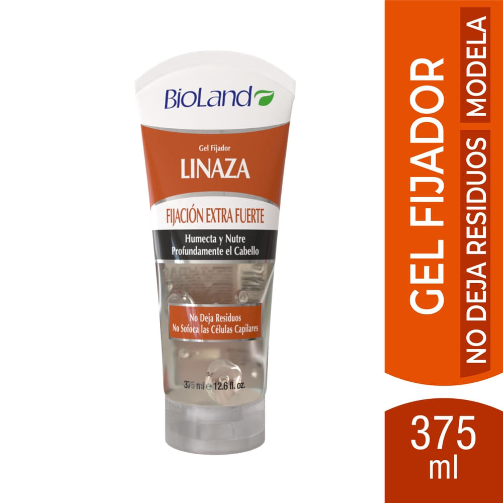Gel Fijador Bioland Linaza Extra Fuerte - 375 Ml