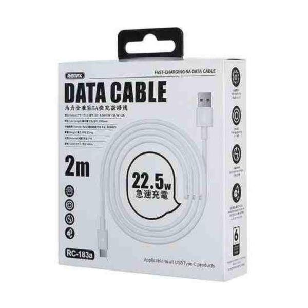 Cable Usb Tipo C RC-183A Blanco