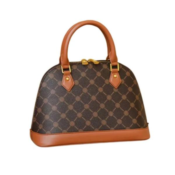 Bolso Para Dama 8196 Cafe Estampado