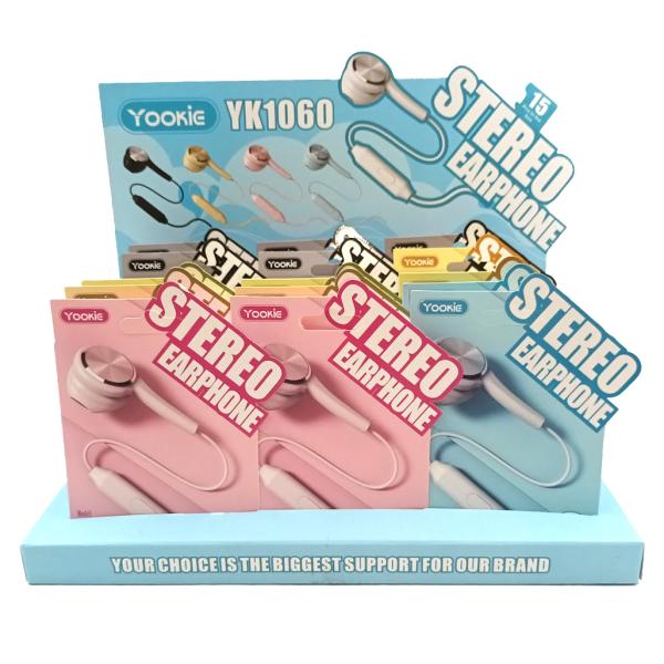 SET AUDIFONO MANOS LIBRES YK1060 YOOKIE