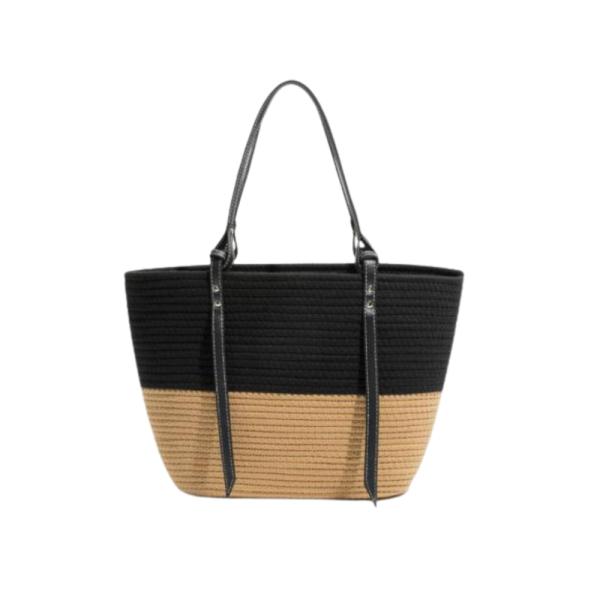 Bolso Playa 007 Negro/Khaki