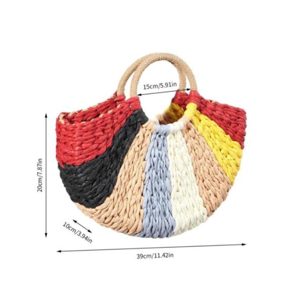 Bolso Playa 016 Rojo