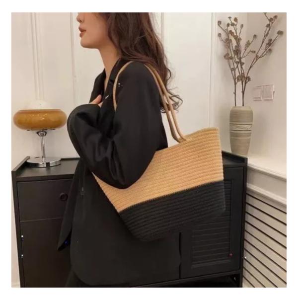 Bolso Playa 021 Negro/Khaki