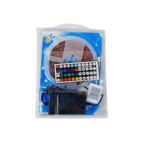 Tira Led Para Exteriores Con Adaptador + Controlador Y Control Remoto Blister