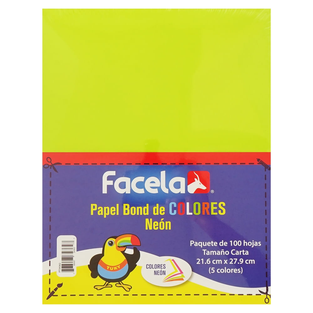 Facela Papel Bond Col Basic Tc 100 H
