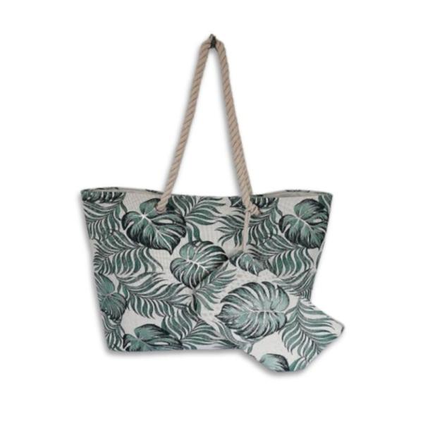 Bolso Playero Con Neceser Hf19090-1