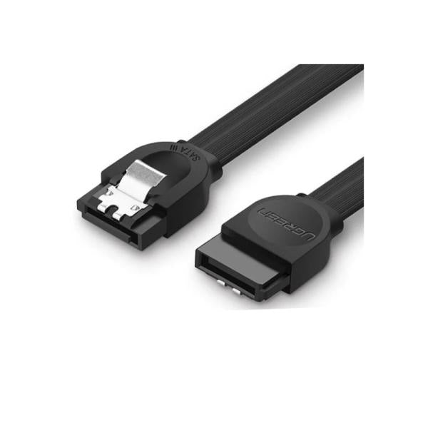 CABLE SATA 3 US217 30796 UGREEN 0.5M NEGRO