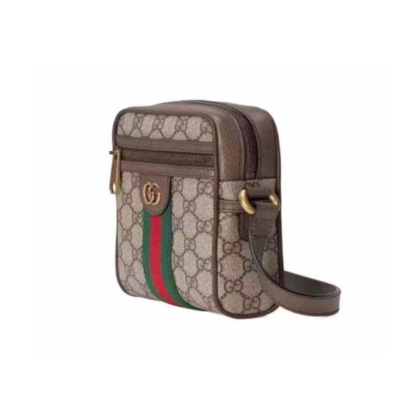 Bolso Porta Todo Gucci Modelo  Cafe Estampado