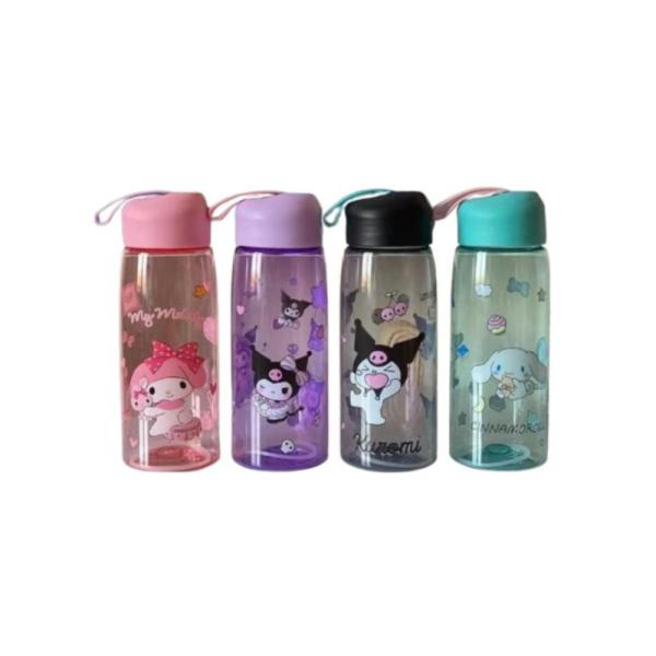Botella Infantil 550Ml Modelo A1036 Con Diseño Sanrio Kuromi/Morada