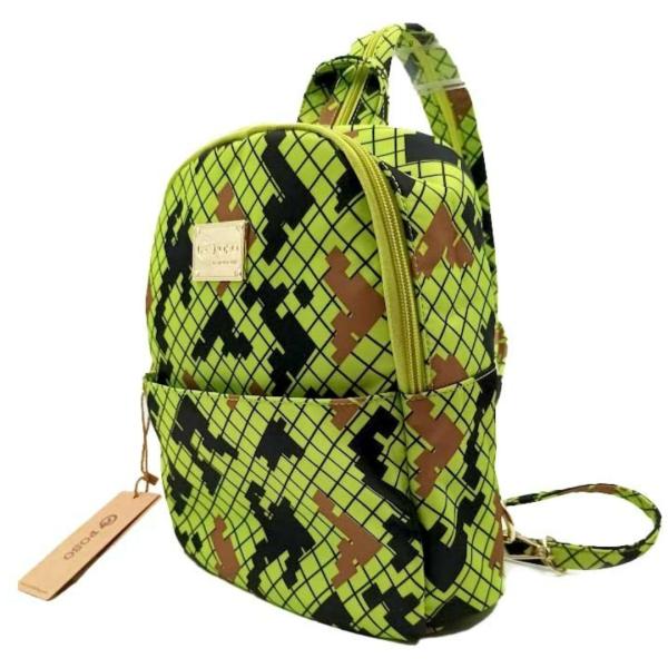 Bolso Multifuncional Ps-301 Poso Verde Cuadros
