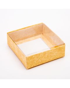 Caja Kraft Para Chocolates #18 9x8x3cm