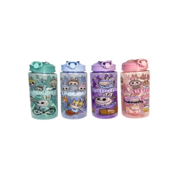Botella Infantil 750Ml Modelo Th987716-1  Con Diseño Labubu Azul
