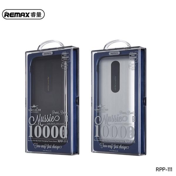 Bateria De Emergencia Rpp-111 10.000Mah Remax Negra