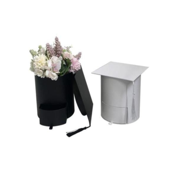 Caja De Regalo Diseño Birrete  Modelo W7957 Blanco