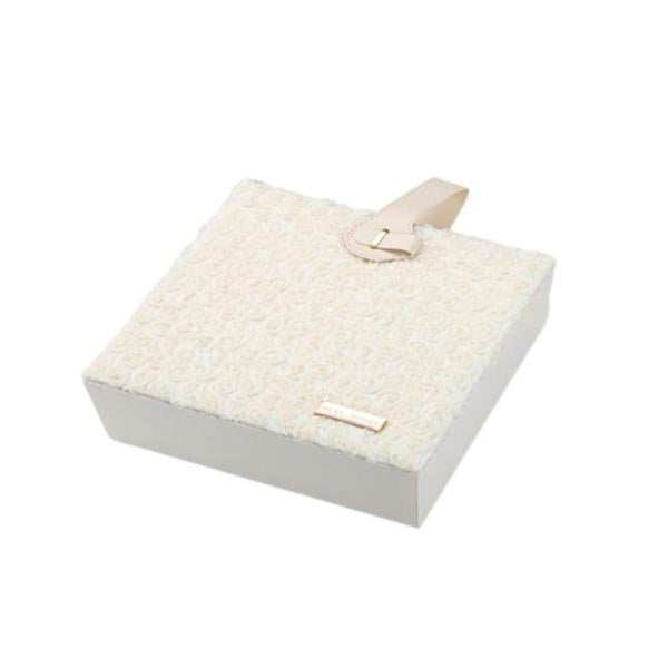 Caja De Regalo Diseño Rosas Modelo 97103-1 Blanco
