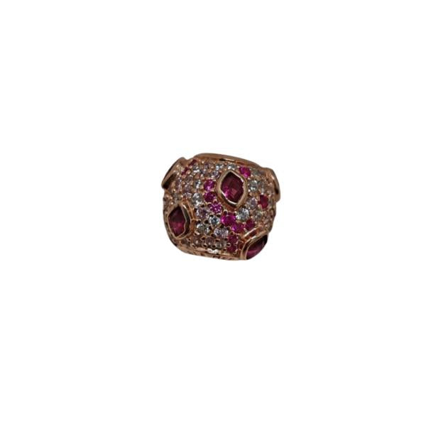 Charm Beso De Pave Rosa Pandora Ch07